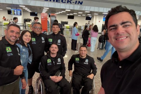 Equipe de Barra do Garças embarca para Mundial de Jiu-Jitsu Paradesportivo na China com apoio da primeira-dama Virginia Mendes