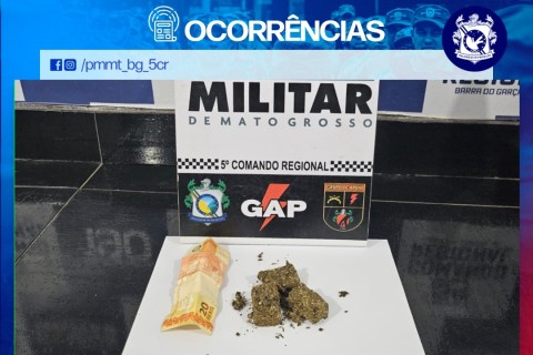 SUSPEITO DE COMETER VÁRIOS CRIMES É PRESO APÓS ACOMPANHAMENTO EM BARRA DO GARÇAS