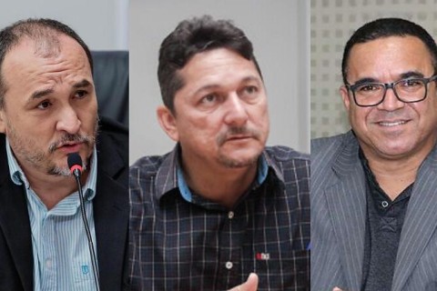 Vereador Jaime toma posse como presidente da Câmara, com as presenças de Mauro Mendes, Fábio Garcia, Jaime Campos e Max Russi