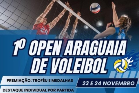 1º Open de Voleibol Masculino e Feminino, que acontecerá neste final de semana, sábado e domingo, no Ginásio Antônio Flandeiro, no bairro Santo Antônio.