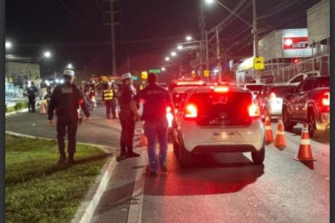 Blitz prende 12 motoristas por embriaguez ao volante